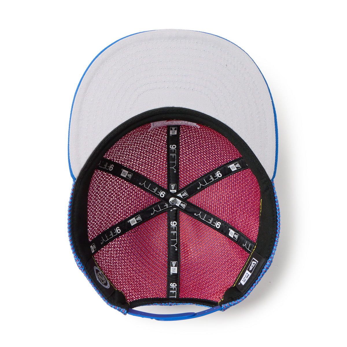 RC 9FIFTY Flat Visor powered by GORO (min-nano) ニューヨーク・レンジャース ダブルメッシュ ブルーメッシュ/ブルーアズール