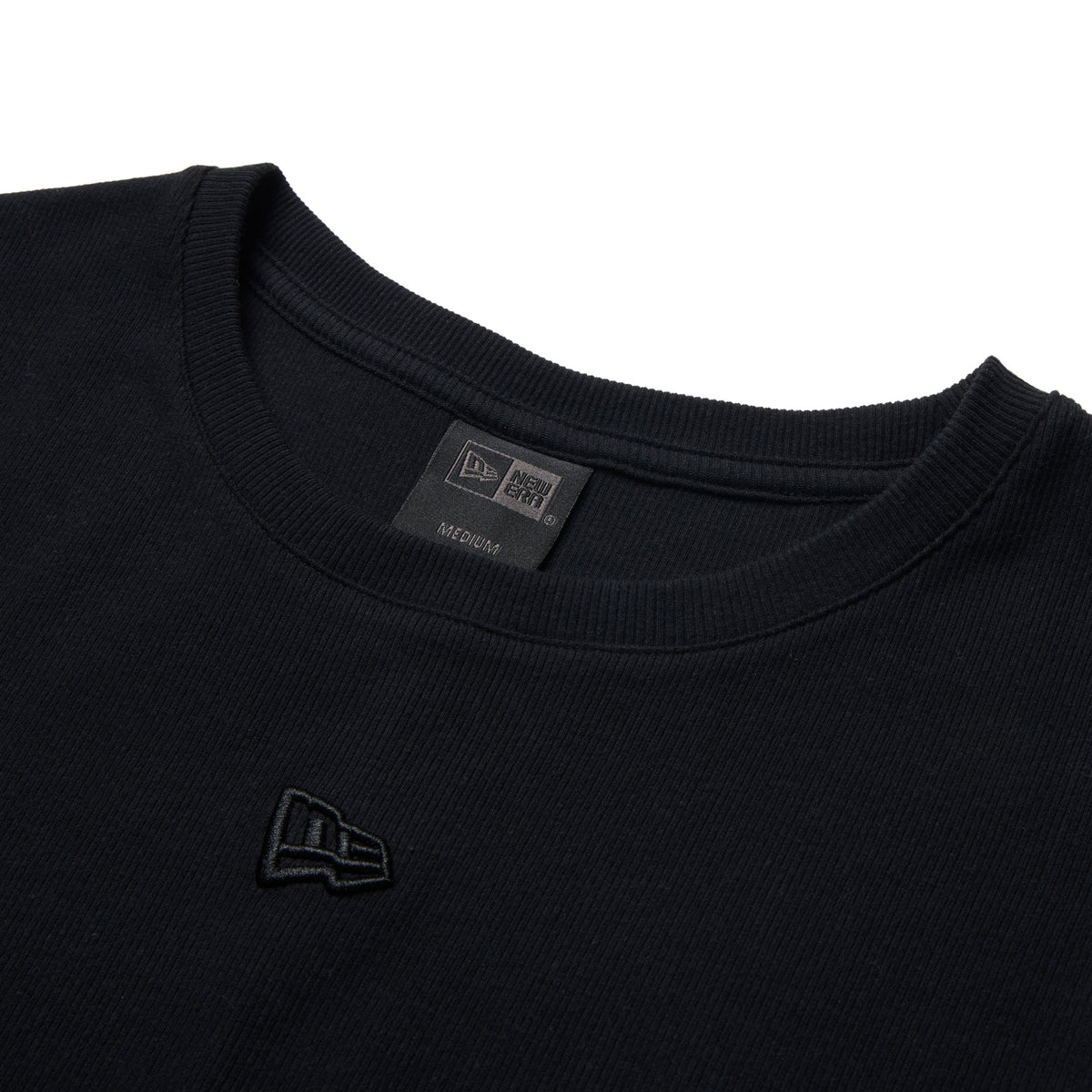 ウィメンズ 半袖 リブ ワンピース BLACK LABEL ブラック