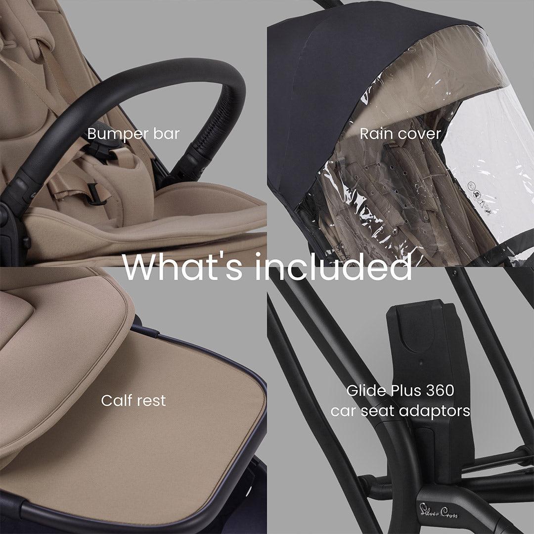 Silver Cross Nia Pebble Slide Pro Travel System