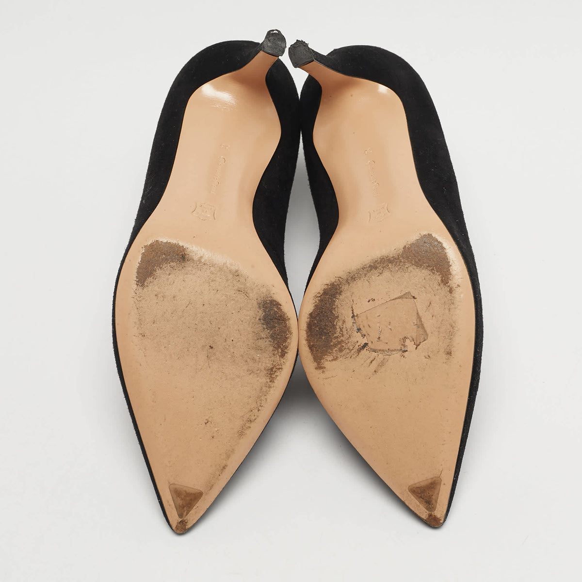 Gianvito Rossi Vamp Size 35 Black Suede Booties