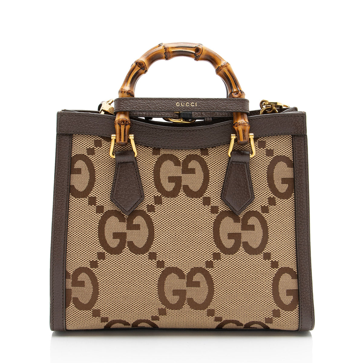 Gucci Jumbo GG Canvas Diana Medium Tote