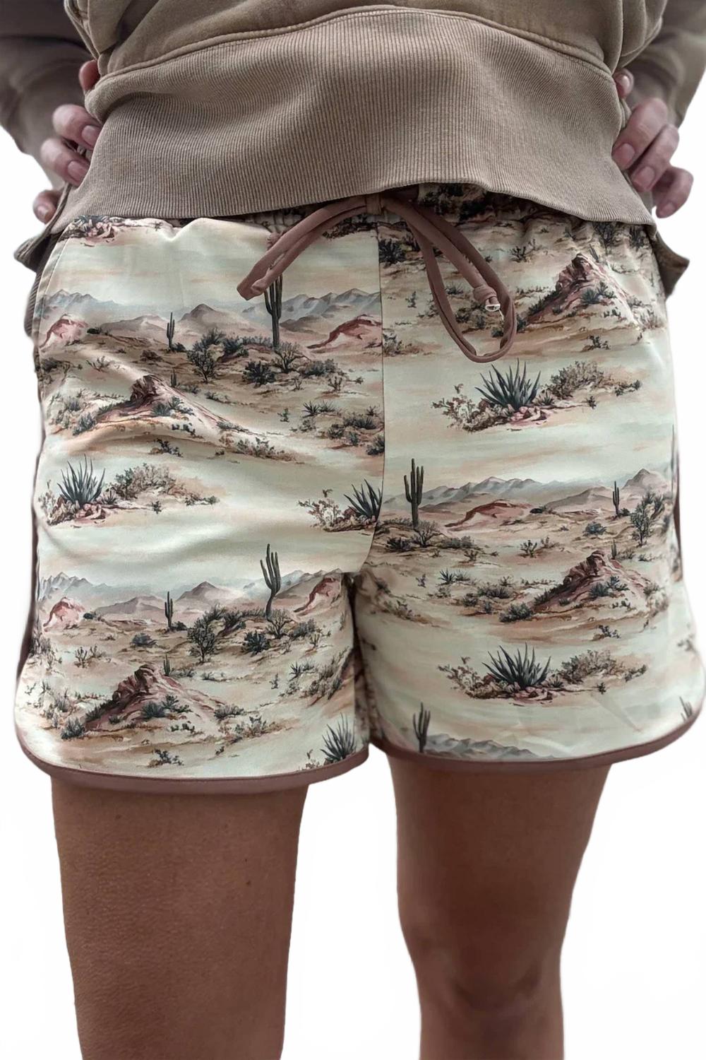 Desert Dune Shorts In Beige