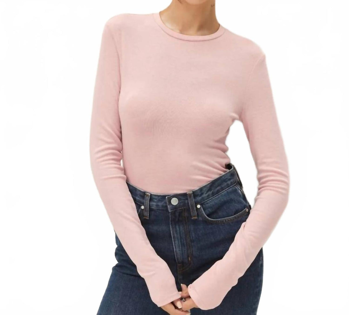 Women's Lou Long Sleeve Tee In Pink