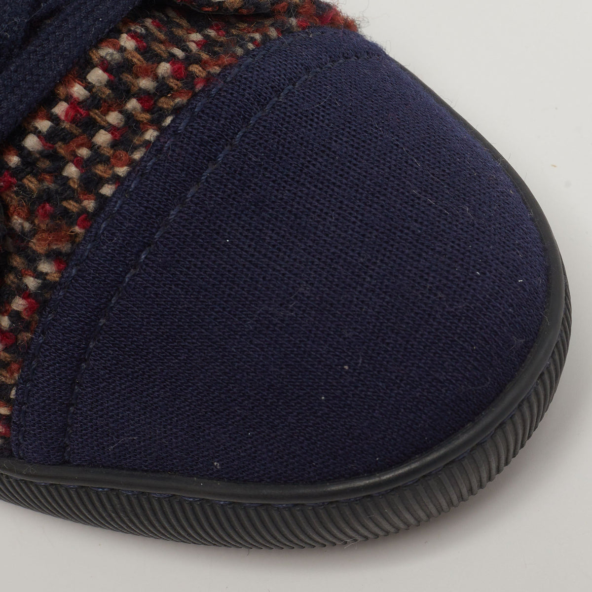 Chanel CC Size 36 Multicolor Tweed Lace Wrap High Top Sneakers