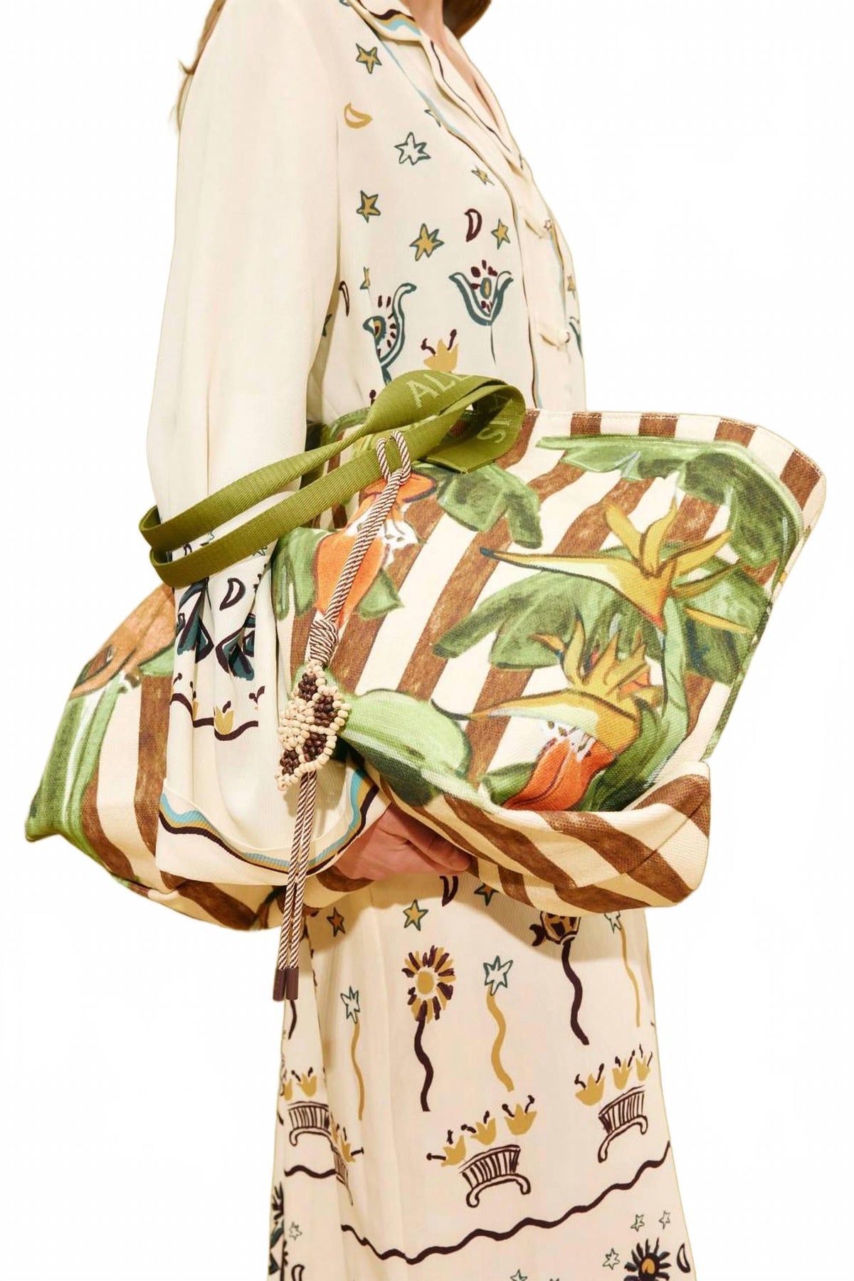 Women's Toucan Tango Canvas Beach Tote Bag In Multi
