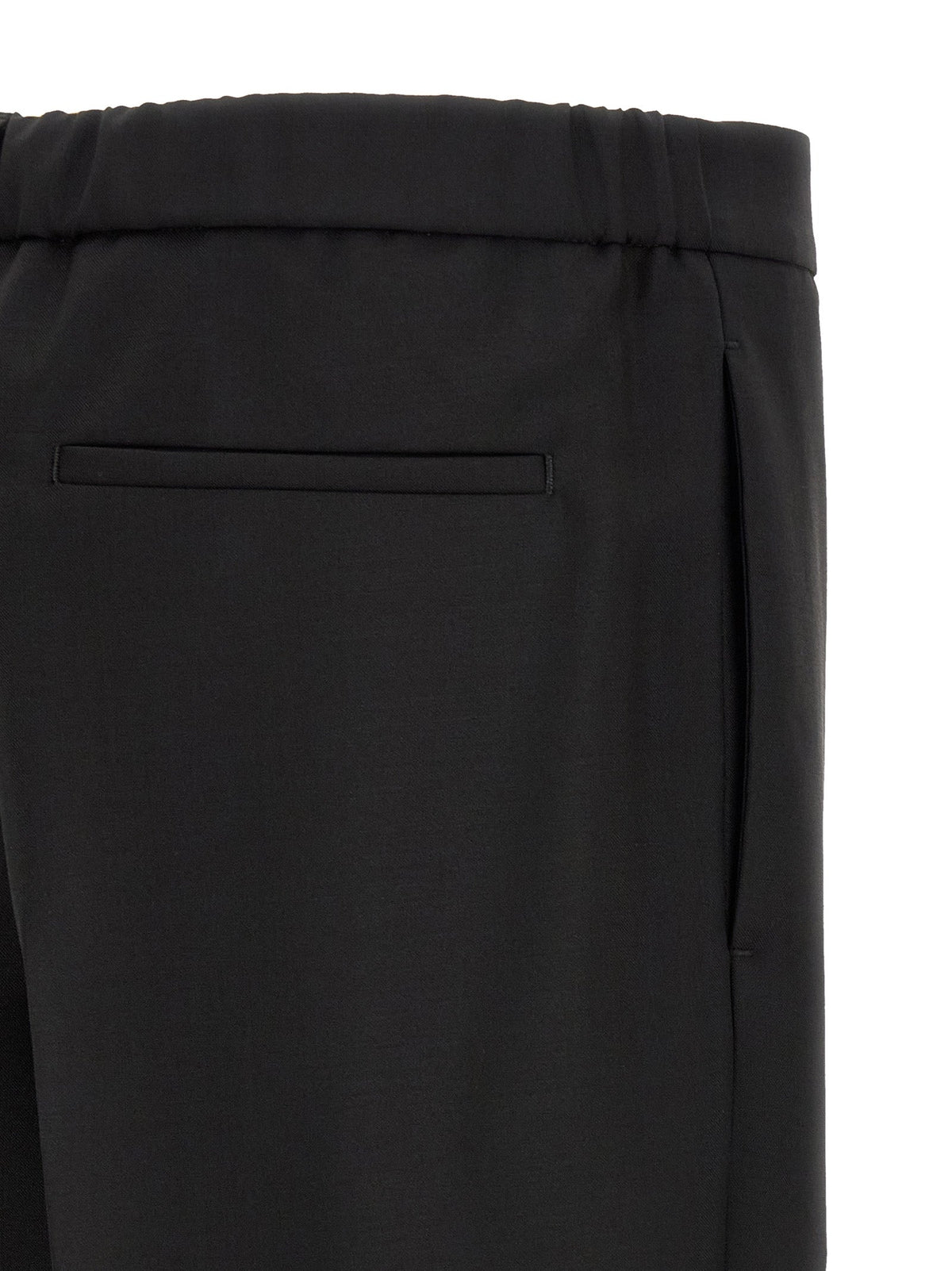 Jil Sander Virgin Wool Cropped Men's Pants
