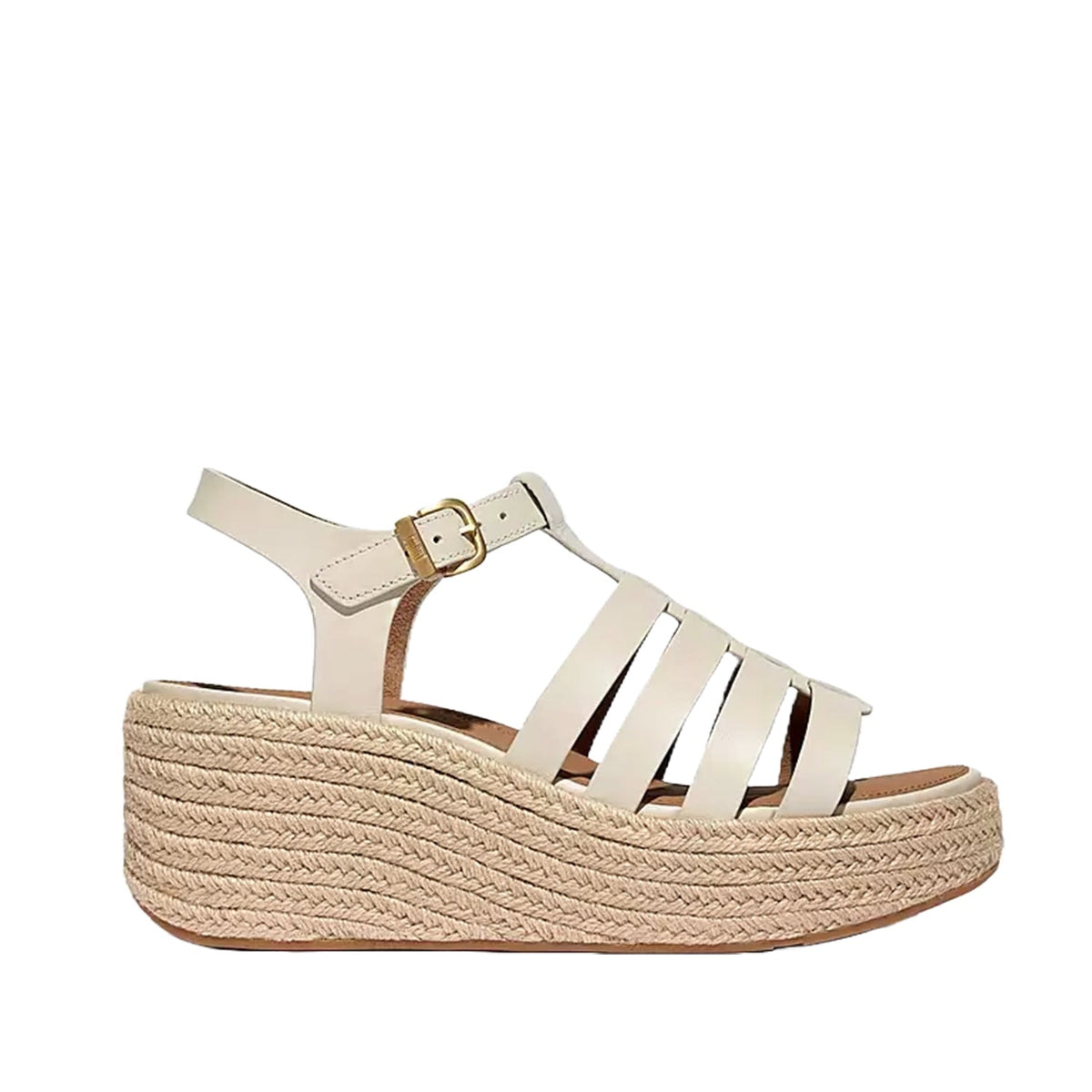 Fit Flop Women's Espadrille Leather Fisherman Wedges