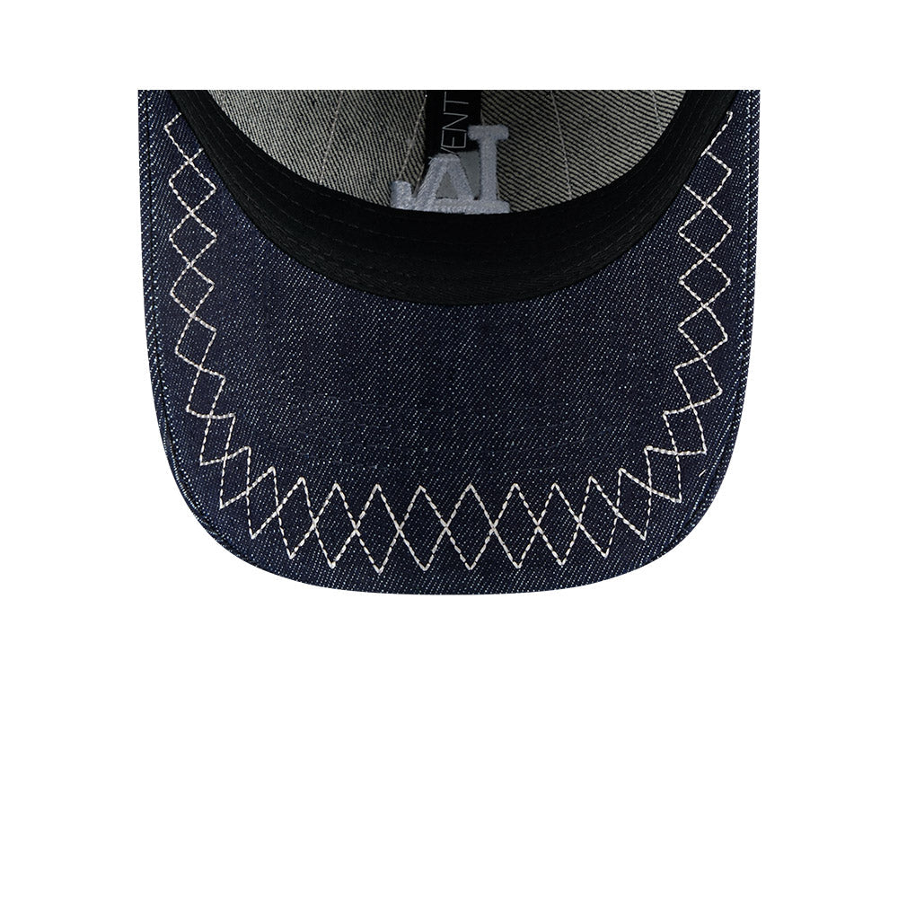 9TWENTY Denim Embroidery ロサンゼルス・ドジャース ネイビー