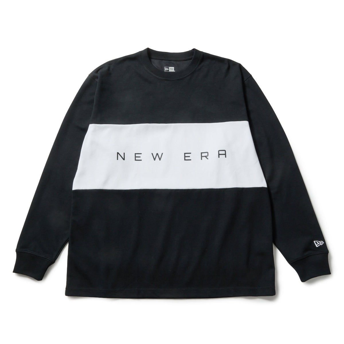 長袖 オーバーサイズド パフォーマンス Tシャツ Panel ブラック｜パフォーマンスアパレル