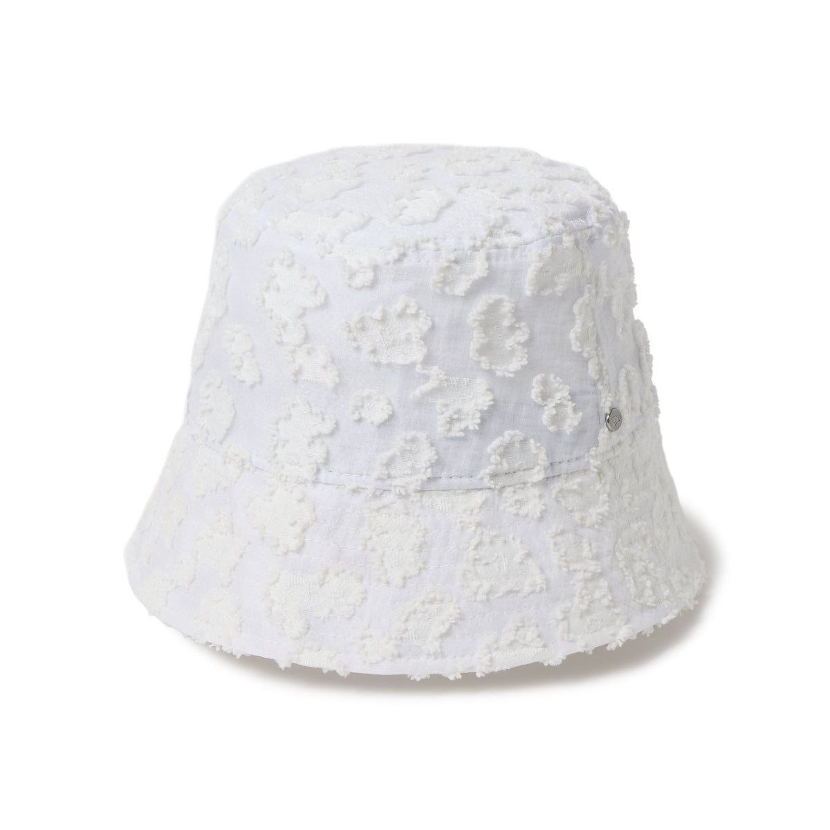 バケット01 Sailor Brim Flower Jacquard  ホワイト