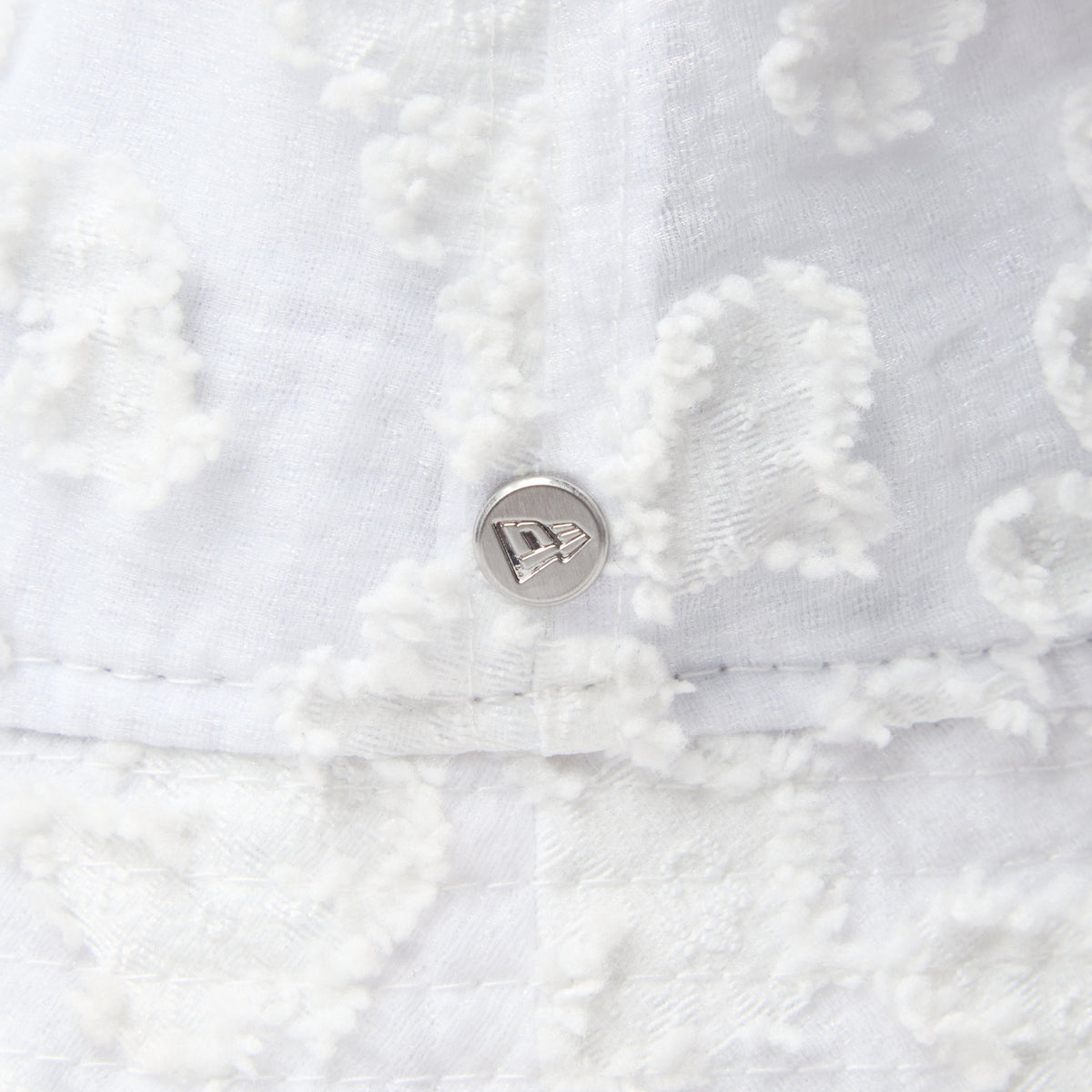 バケット01 Sailor Brim Flower Jacquard  ホワイト