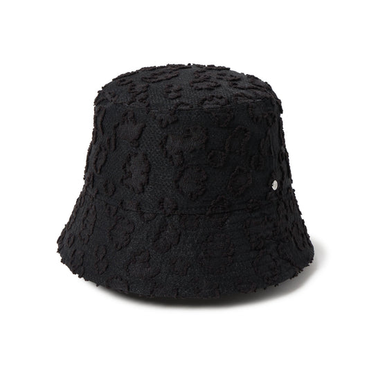 バケット01 セーラーブリム Sailor Brim Flower Jacquard  ブラック