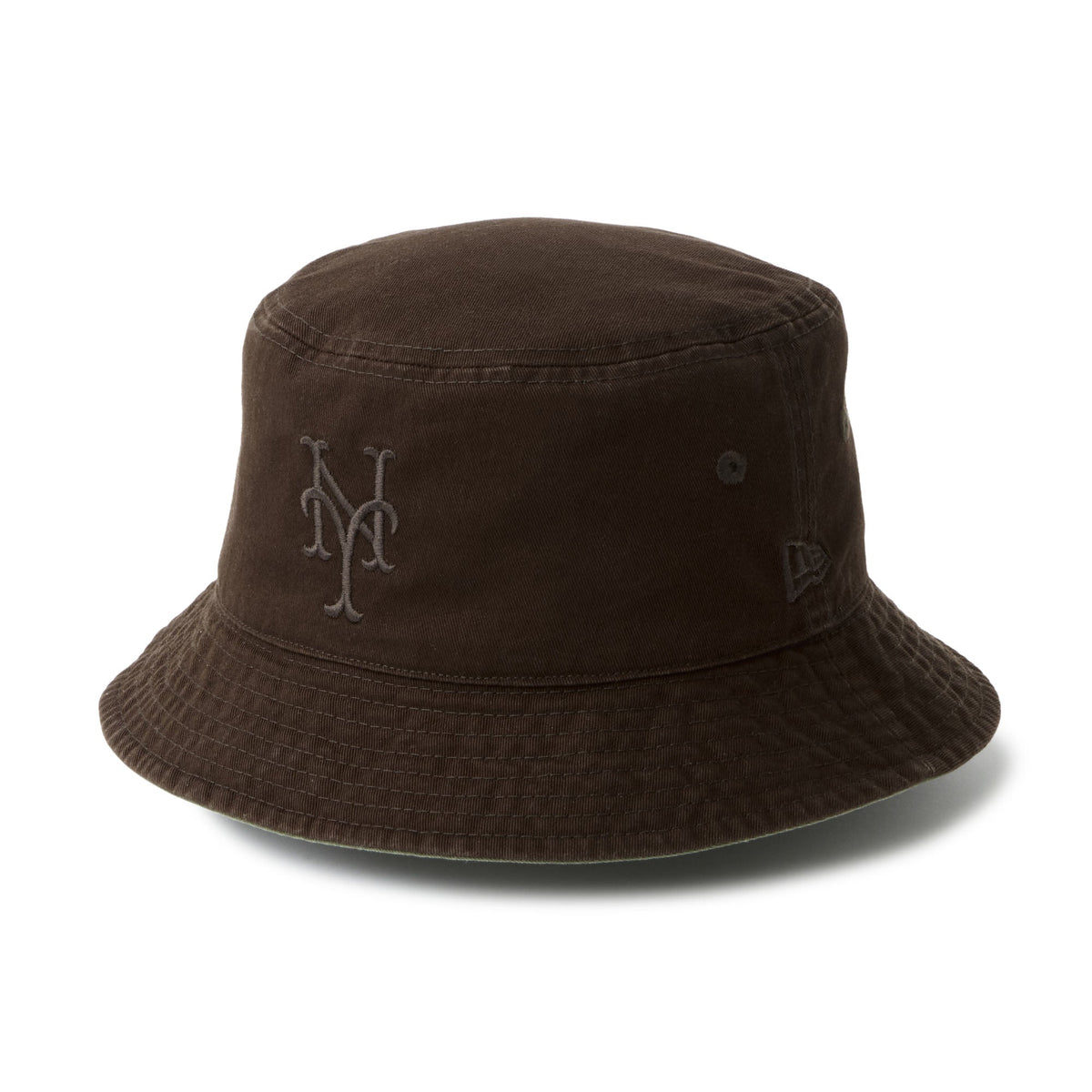 バケット01 リバーシブル MLB Bucket Hat ニューヨーク・メッツ バーントウッド/ニューオリーブ