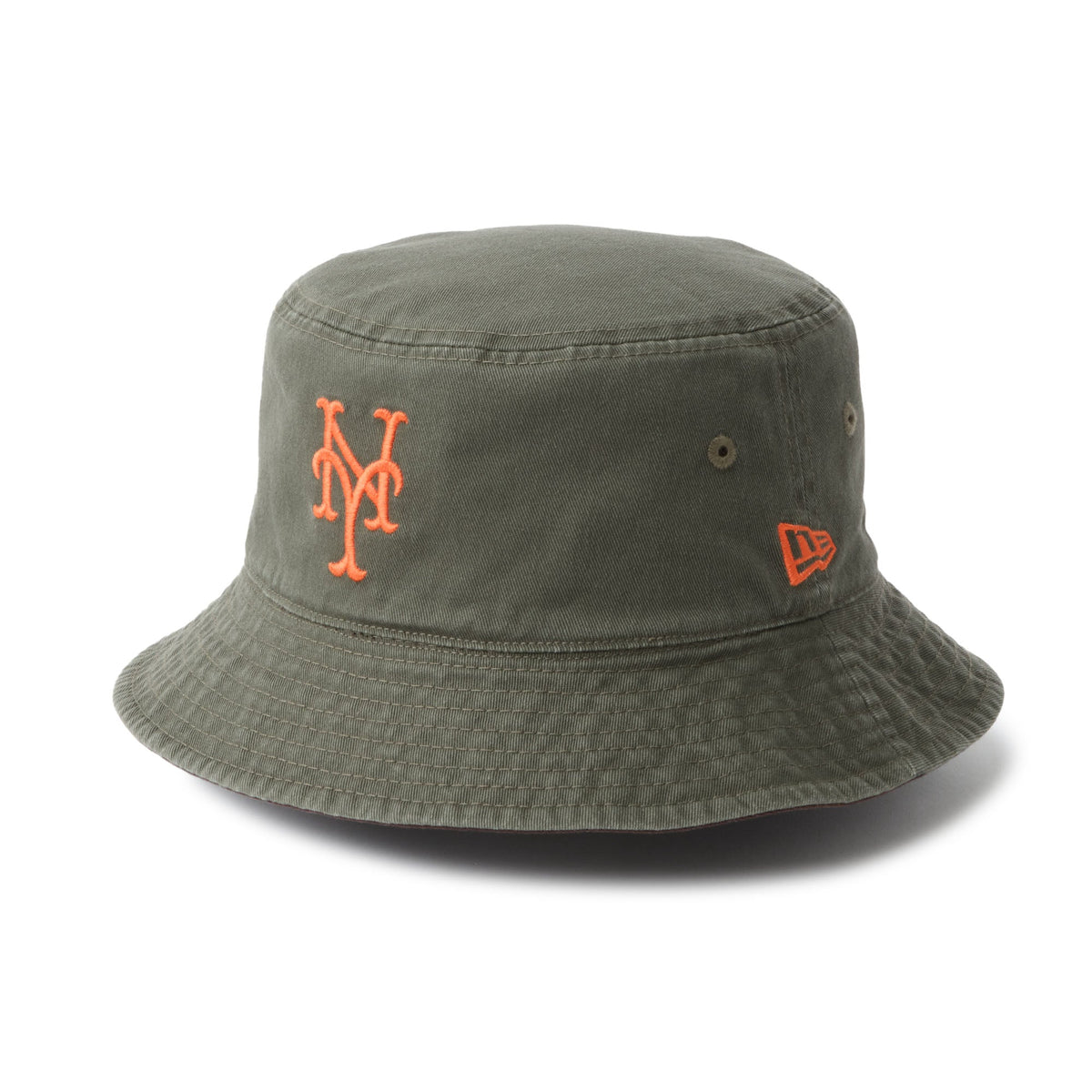 バケット01 リバーシブル MLB Bucket Hat ニューヨーク・メッツ バーントウッド/ニューオリーブ
