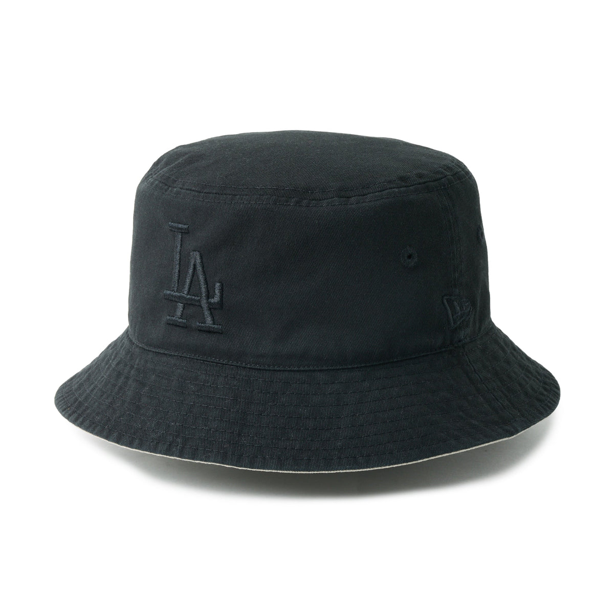 バケット01 リバーシブル MLB Bucket Hat ロサンゼルス・ドジャース ブラック/ペブル