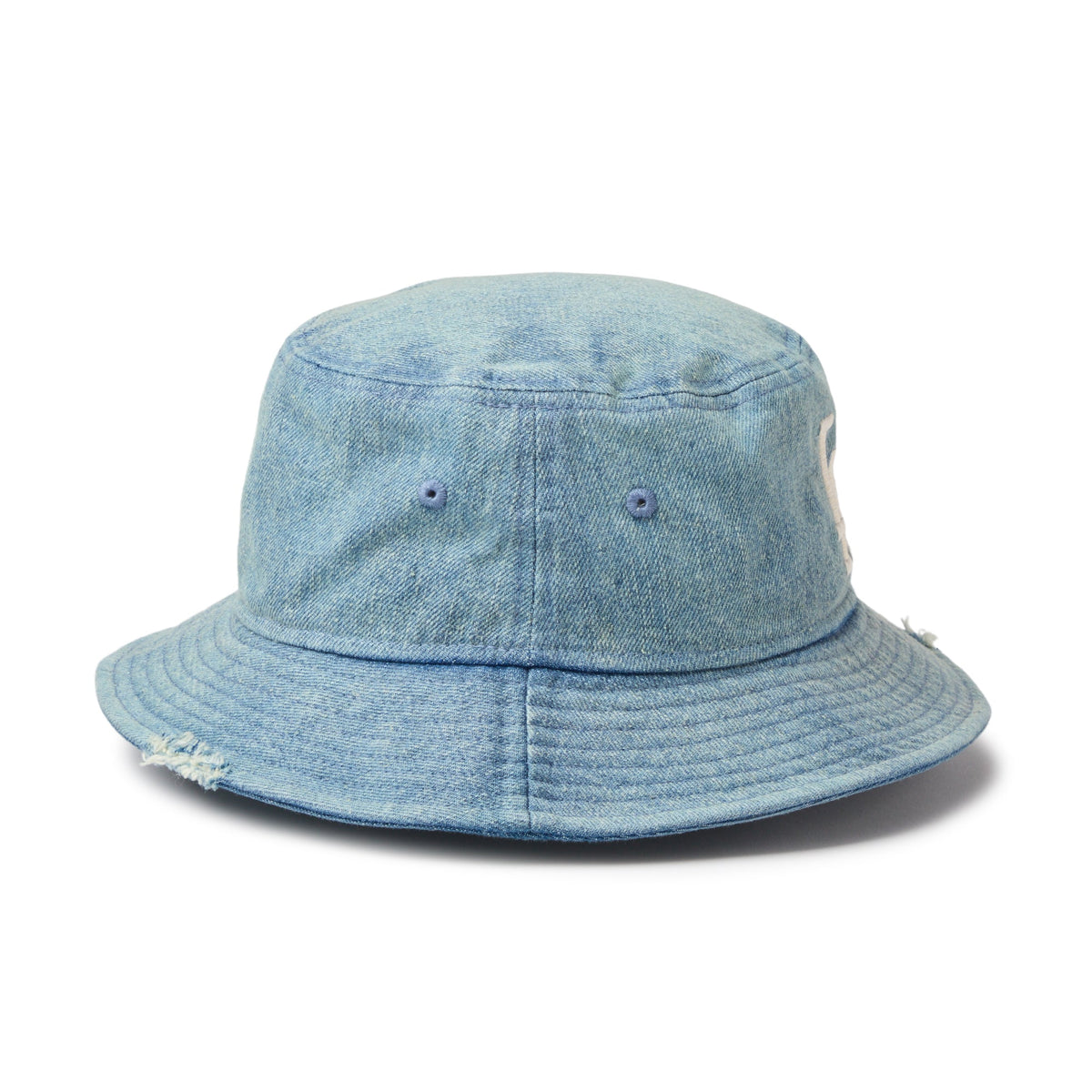 バケット01 MLB Damaged Denim ロサンゼルス・ドジャース ウォッシュドデニム