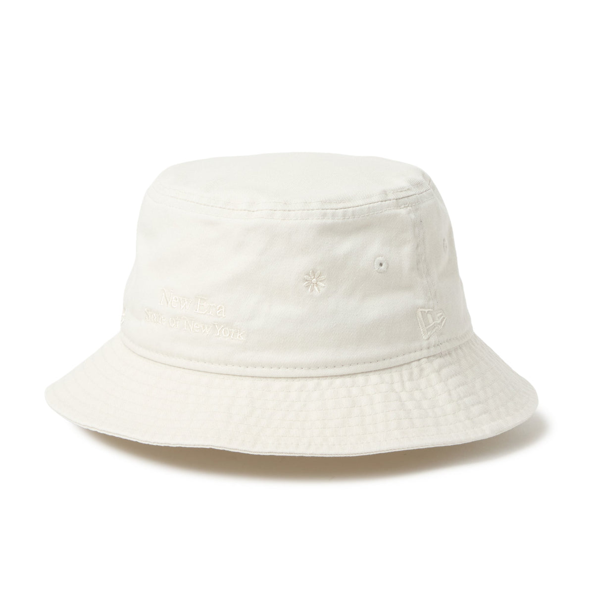 バケット01 Flower Embroidery サンディリネン