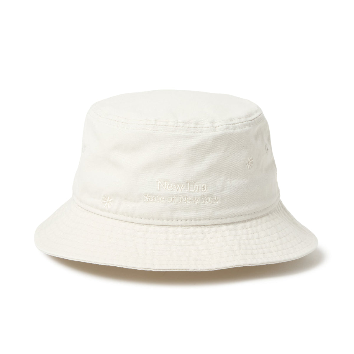 バケット01 Flower Embroidery サンディリネン