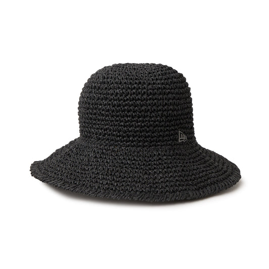 アドベンチャー ワイドブリム Paper Crochet Hat ベーシック ブラック