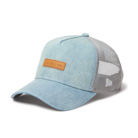 9FORTY A-Frame Trucker ラバーパッチ ウォッシュドデニム