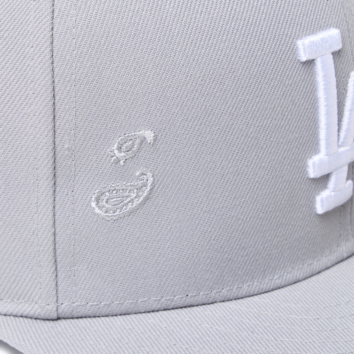 59FIFTY Paisley Embroidery ロサンゼルス・ドジャース グレー