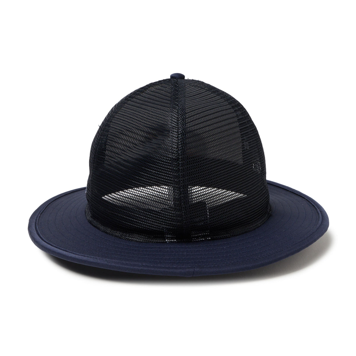5-Panel バケットハット A-Frame トラッカー ブランドロゴ ホワイト/ネイビー