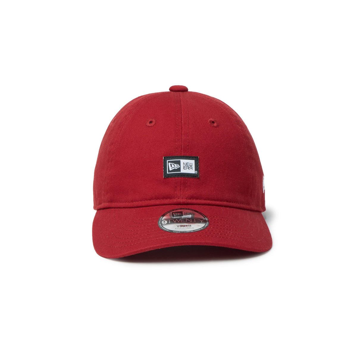 キッズ Youth 9TWENTY  ボックスロゴ ウーブンパッチ ミニ Hレッド