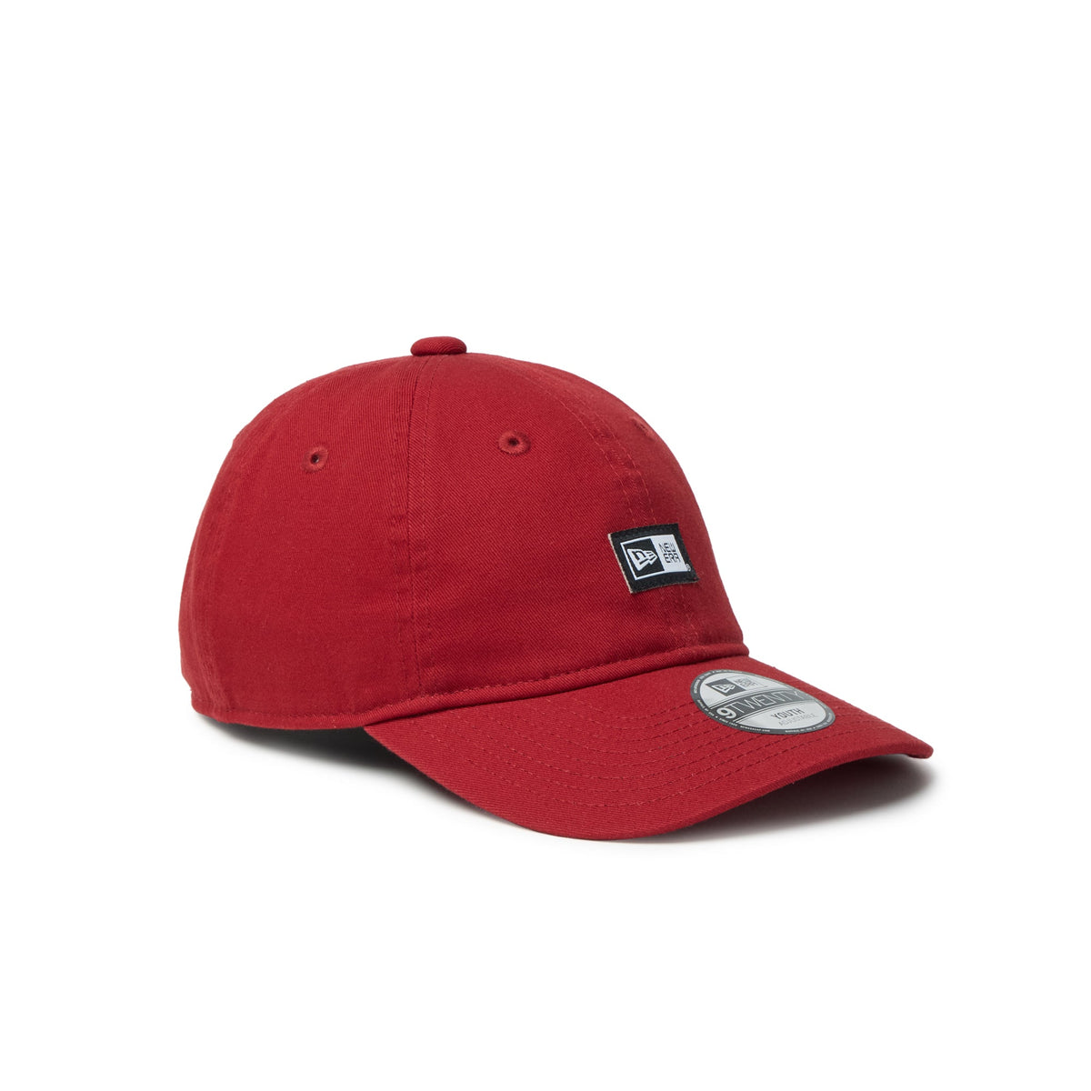 キッズ Youth 9TWENTY  ボックスロゴ ウーブンパッチ ミニ Hレッド