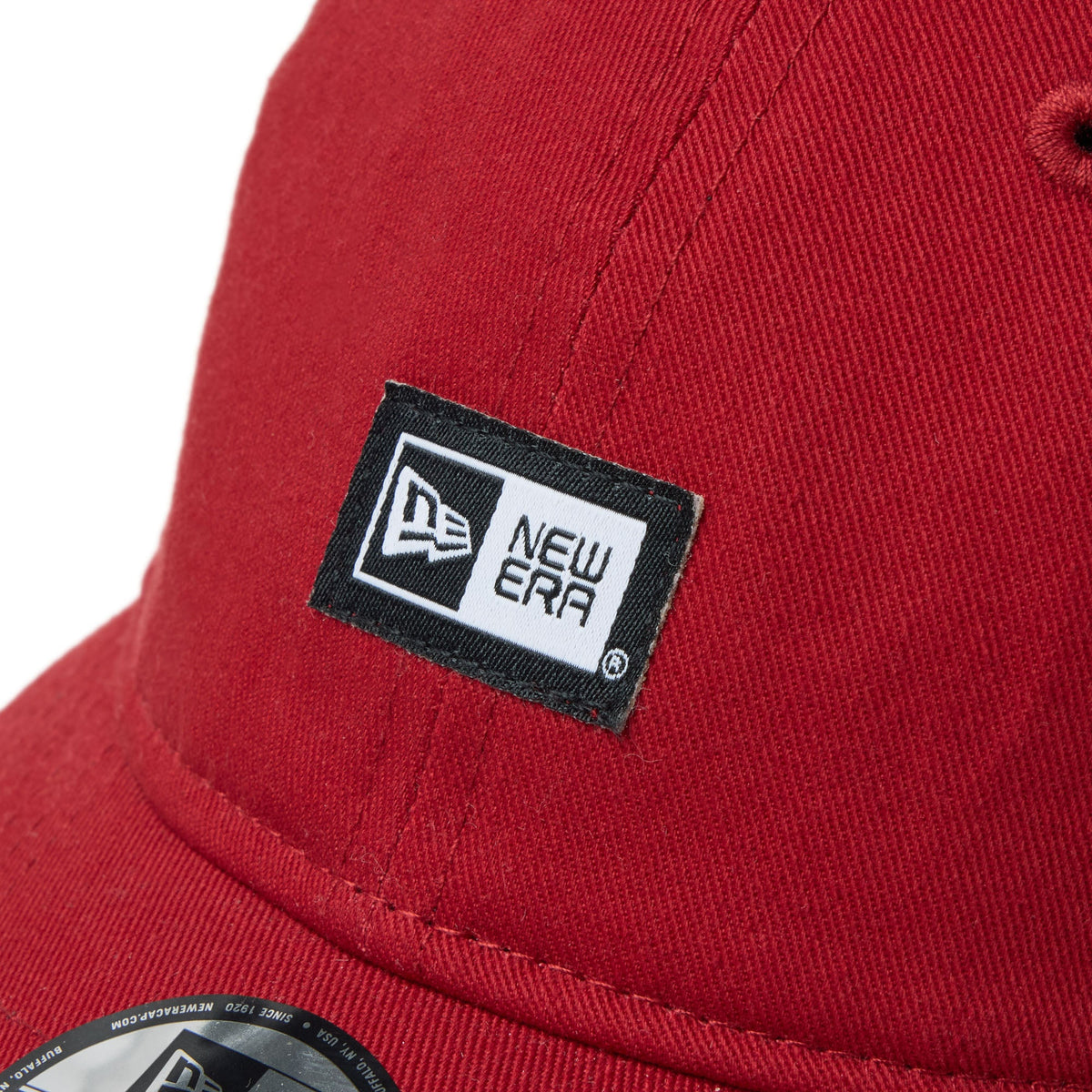 キッズ Youth 9TWENTY  ボックスロゴ ウーブンパッチ ミニ Hレッド