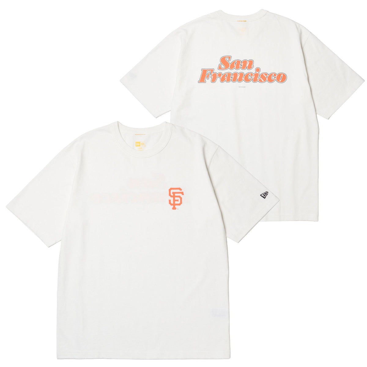 半袖 ウォッシュドコットン Tシャツ powered by GORO (min-nano) サンフランシスコ・ジャイアンツ オフホワイト
