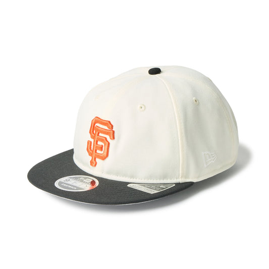 RC 9FIFTY Flat Visor powered by GORO (min-nano) サンフランシスコ・ジャイアンツ クローム/ブラック