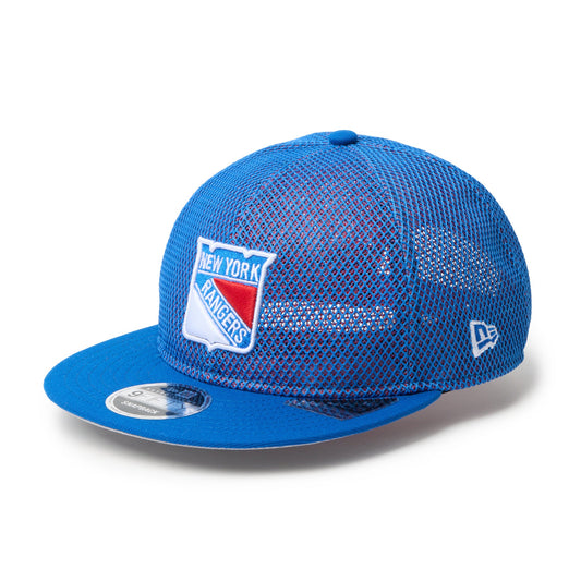 RC 9FIFTY Flat Visor powered by GORO (min-nano) ニューヨーク・レンジャース ダブルメッシュ ブルーメッシュ/ブルーアズール