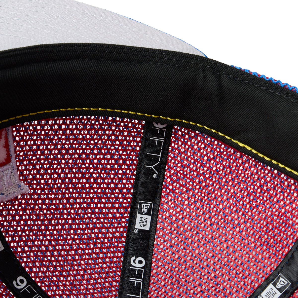 RC 9FIFTY Flat Visor powered by GORO (min-nano) ニューヨーク・レンジャース ダブルメッシュ ブルーメッシュ/ブルーアズール