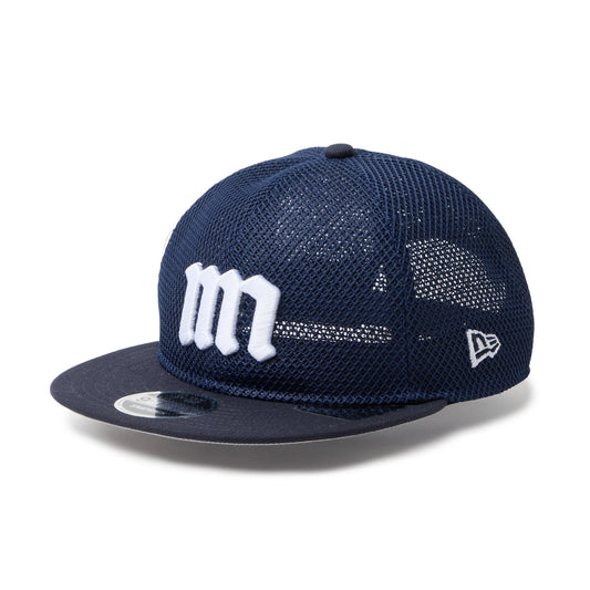 RC 9FIFTY Flat Visor powered by GORO (min-nano) ダブルメッシュ ネイビーメッシュ/ネイビー