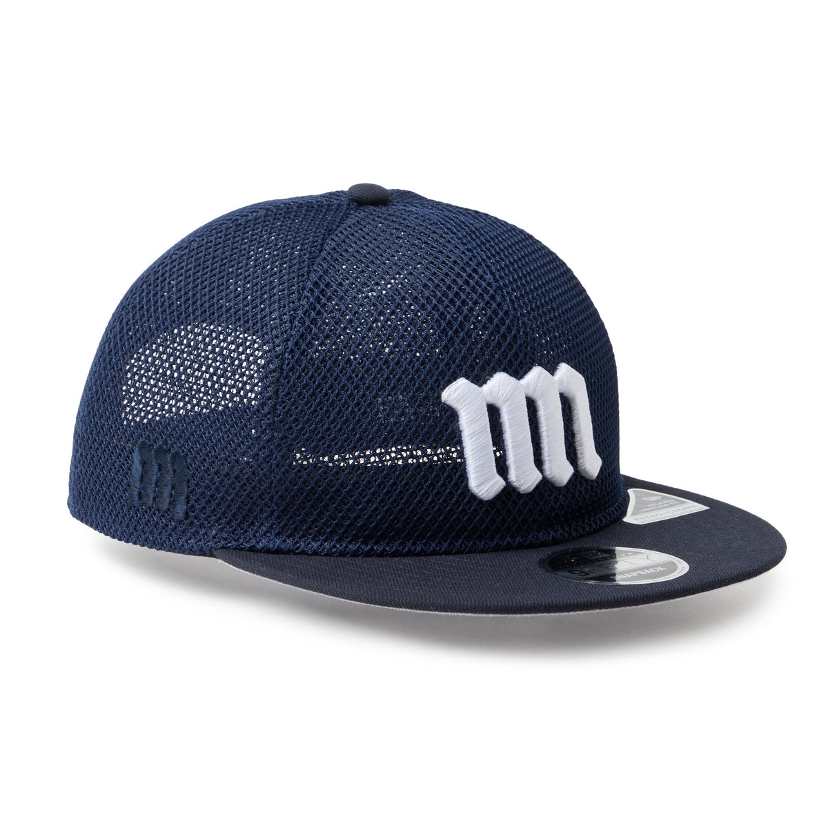 RC 9FIFTY Flat Visor powered by GORO (min-nano) ダブルメッシュ ネイビーメッシュ/ネイビー