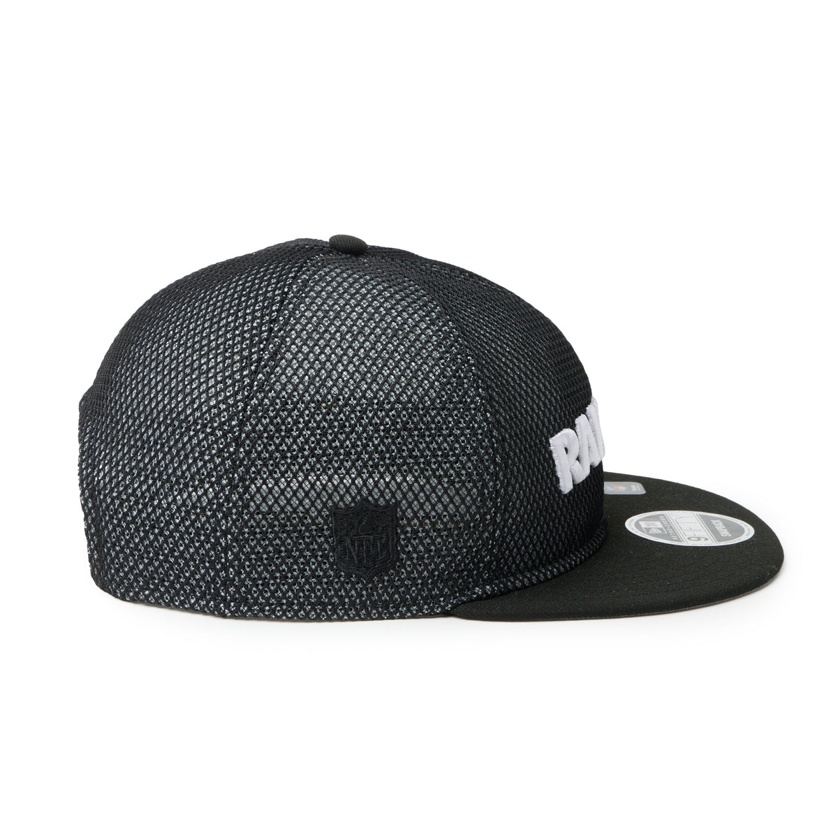 RC 9FIFTY Flat Visor powered by GORO (min-nano) ラスベガス・レイダース ダブルメッシュ ブラックメッシュ/ブラック