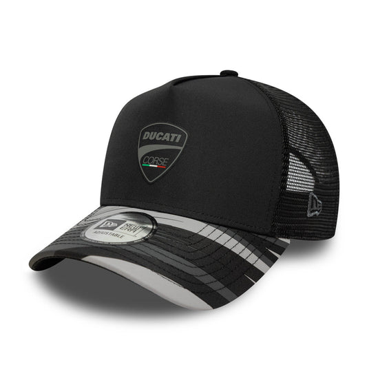 9FORTY A-Frame トラッカー DUCATI Motor Logo ブラック プリントバイザー