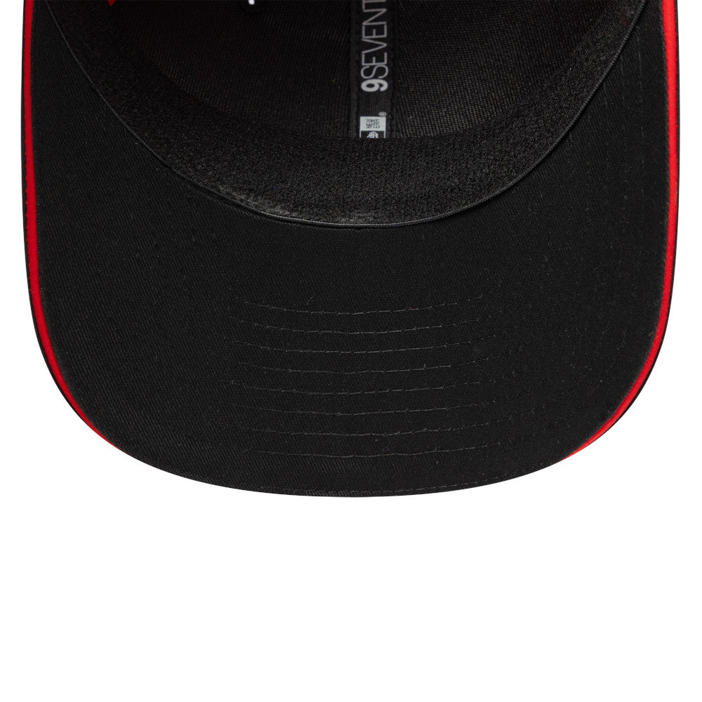 9SEVENTY ストレッチスナップ DUCATI Motor Logo ブラック/レッド