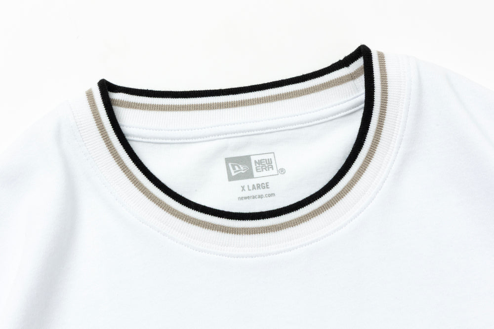 半袖 オーバーサイズド コットン Tシャツ Y's SS26 ネックカラー ホワイト