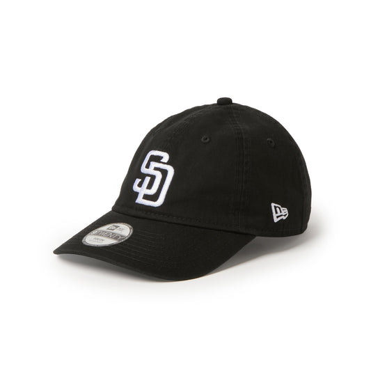 キッズ Youth 9FIFTY ウォッシュドコットン サンディエゴ・パドレス ブラック/ホワイト