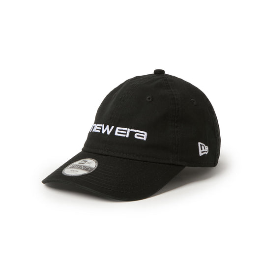 キッズ Youth 9FIFTY ウォッシュドコットン リニアロゴ ブラック/ホワイト