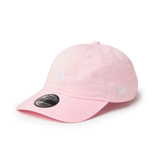 9TWENTY ウォッシュドコットン Mini Logo ロサンゼルス・ドジャース ピンク/ホワイト