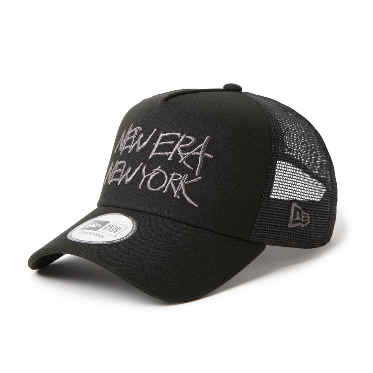 9FORTY A-Frame トラッカー New Era New York ブラック | ゴルフ