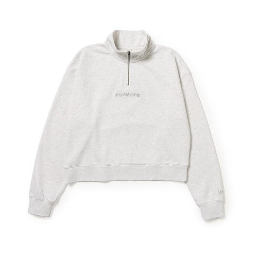 ウィメンズ スウェット ハーフジップ プルオーバーTonal Logo アッシュグレー