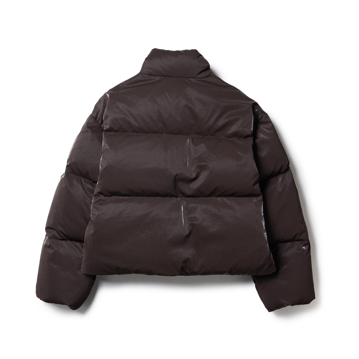 Women's グロッシー ダウンジャケット バーントウッド