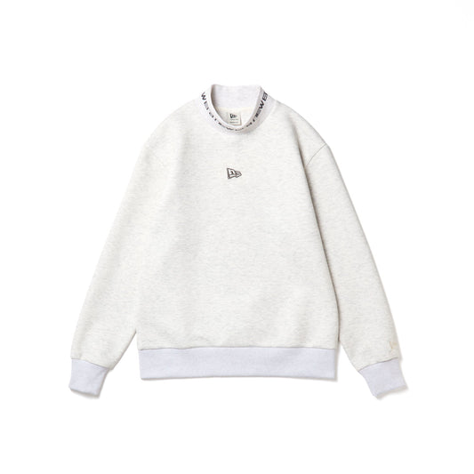 ウィメンズ テック スウェット モックネック Jacquard Logo オートミール | ゴルフ