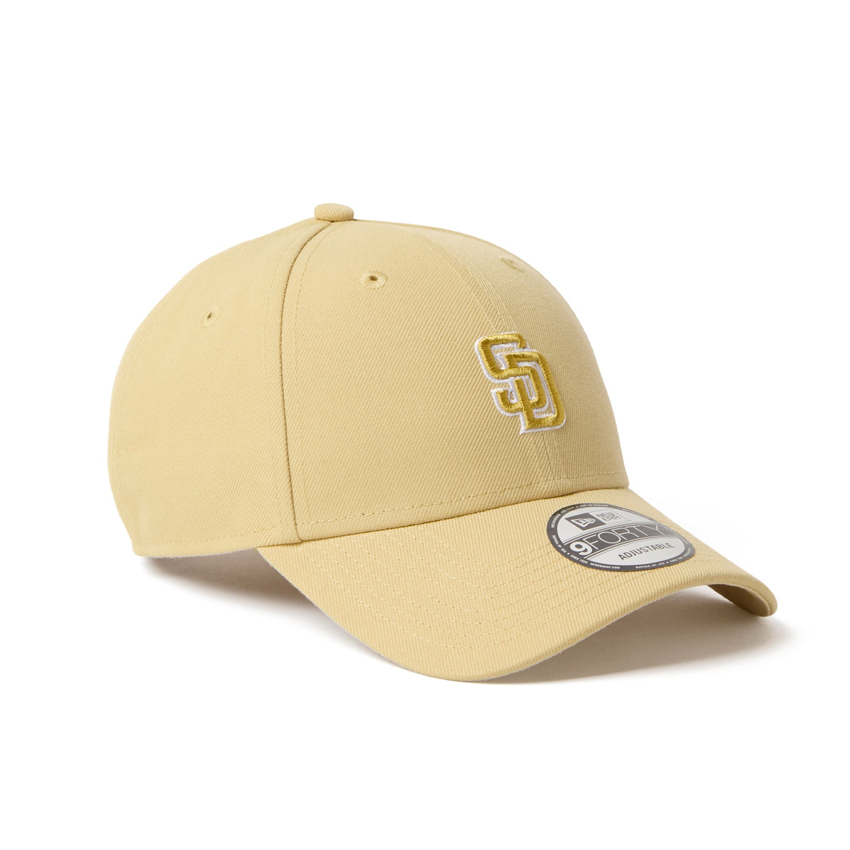 9FORTY MLB Midsize Logo サンディエゴ・パドレス ベガスゴールド