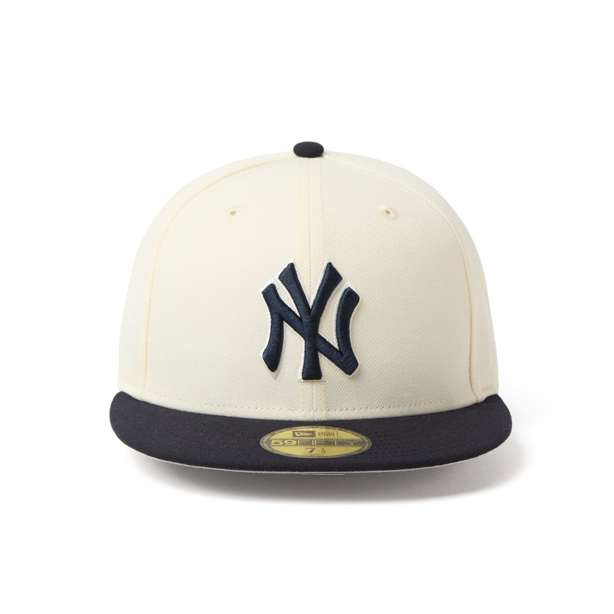 59FIFTY MLB 2-Tone ニューヨーク・ヤンキース クロームホワイト/ネイビー