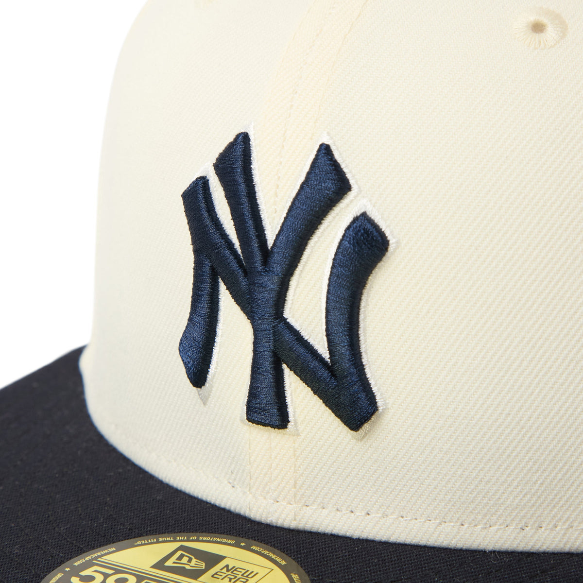 59FIFTY MLB 2-Tone ニューヨーク・ヤンキース クロームホワイト/ネイビー