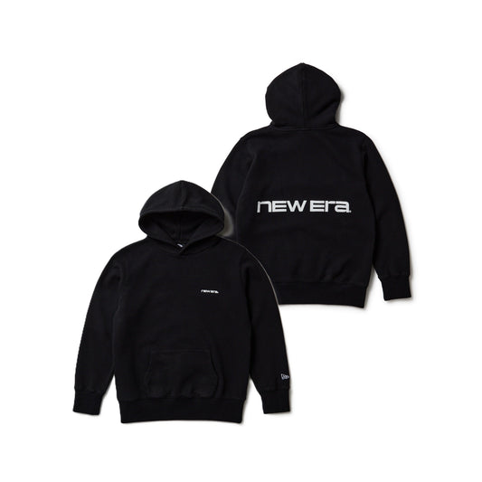 キッズ Youth スウェット プルオーバー フーディー Brand Name Logo ブラック